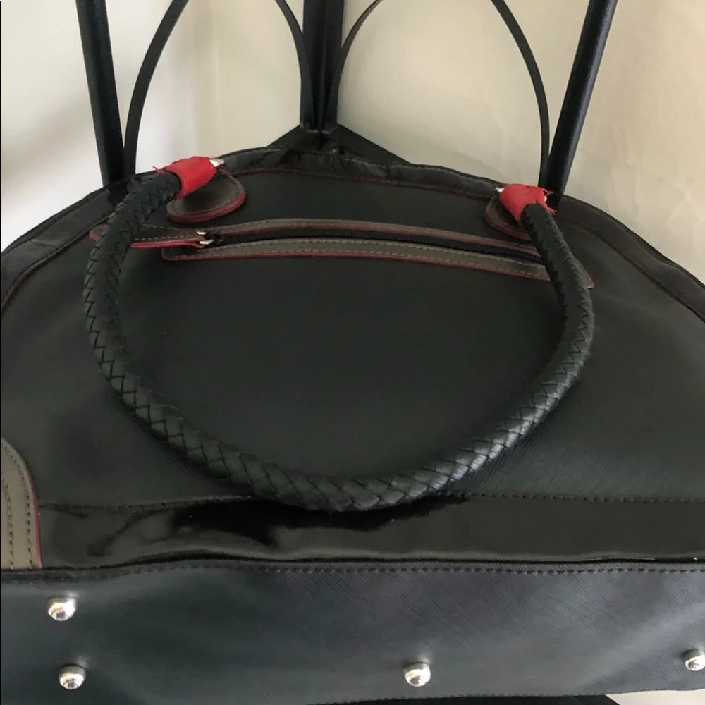 Brighton luxury first class fashionista limited edition Red Quilted  Satchel